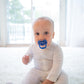 Dr. Brown'S Advantage Baby Pacifier, Fully Symmetrical Soother With Soft Silicone Bulb, 0-6M, Bpa Free, Blue Sunrise, 2 Pack (St