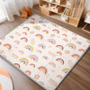 PIGLOG Baby Play Mat, Middle 59X59 Playmat for Playpen, 0.8 Inch Thick Foldable Baby Crawling Mat, Portable Playmat for Babies a