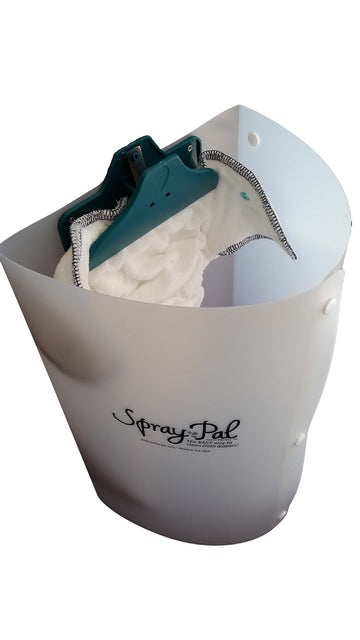 Spray Pal - Original Cloth Diaper Sprayer Splatter Shield - Pre-Rinse Messy Laundry with Diaper Sprayer or Hand Held Bidet - Pre