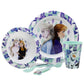 Frozen 74250 5-Piece Set, Micro Set, Reusable Childrens Tableware, Suitable for Microwaves