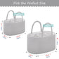 Comse Baby Diaper Caddy Organizer, Diaper Basket, Baby Car Organizer, Diaper Change Organizer, Portable Tote Bag With Divider, G