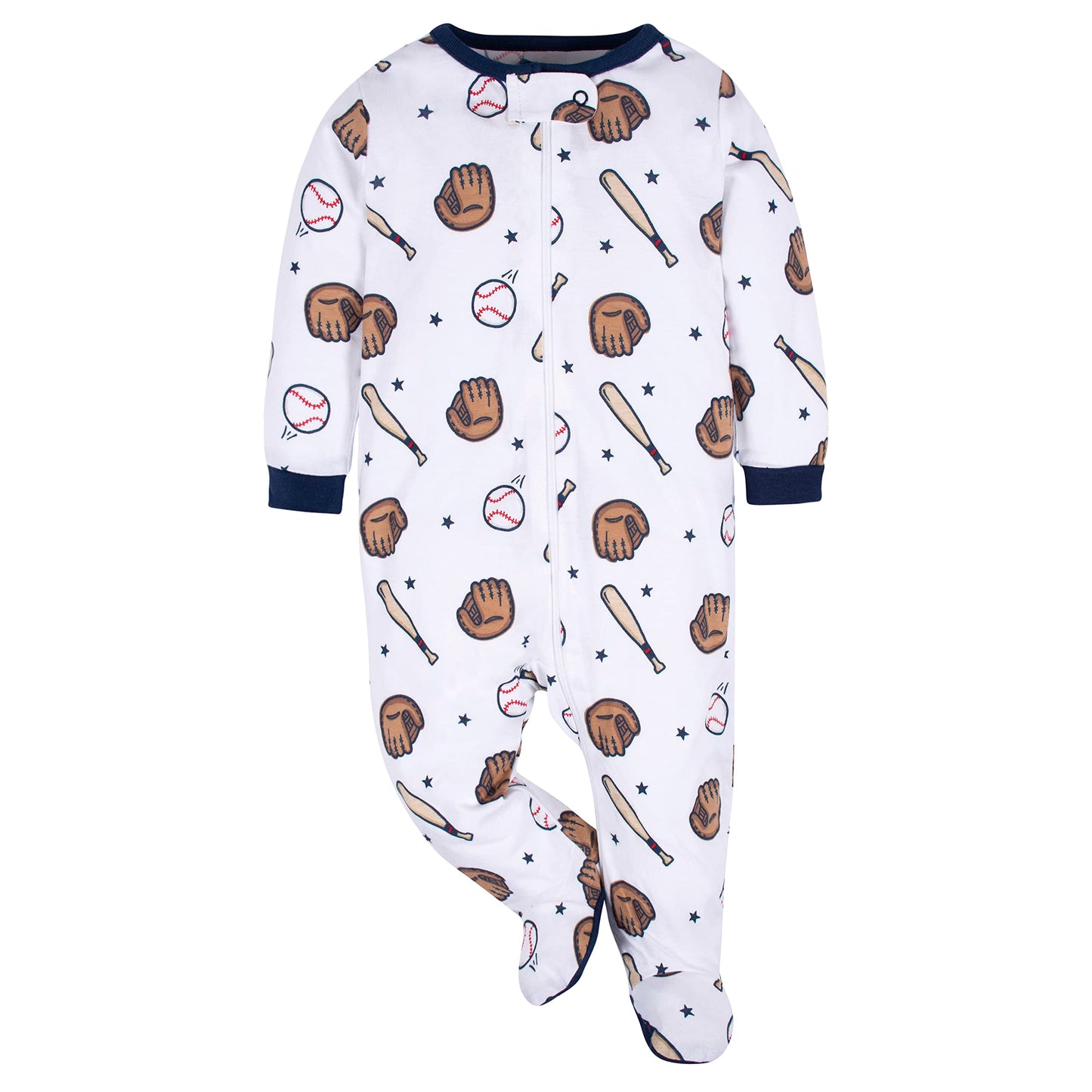 Gerber Baby Boys 2-Pack Sleep 'N Play Sports Blue Newborn