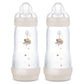MAM Easy Start Anti Colic 11 oz Baby Bottle, Easy Switch Between Breast and Bottle, Reduces Air Bubbles and Colic, 3 Pack, 4+ Mo