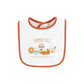 Hudson Baby Unisex Baby Cotton Bibs, Pumpkin Spice Date, One Size