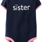 Carter'S Slogan Bodysuit (Baby) - Navy-18 Months