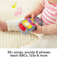 Fisher-Price Laugh & Learn Baby Learning Toy, Siss Remote Pretend TV Control with Music and Lights for Ages 6+ Months