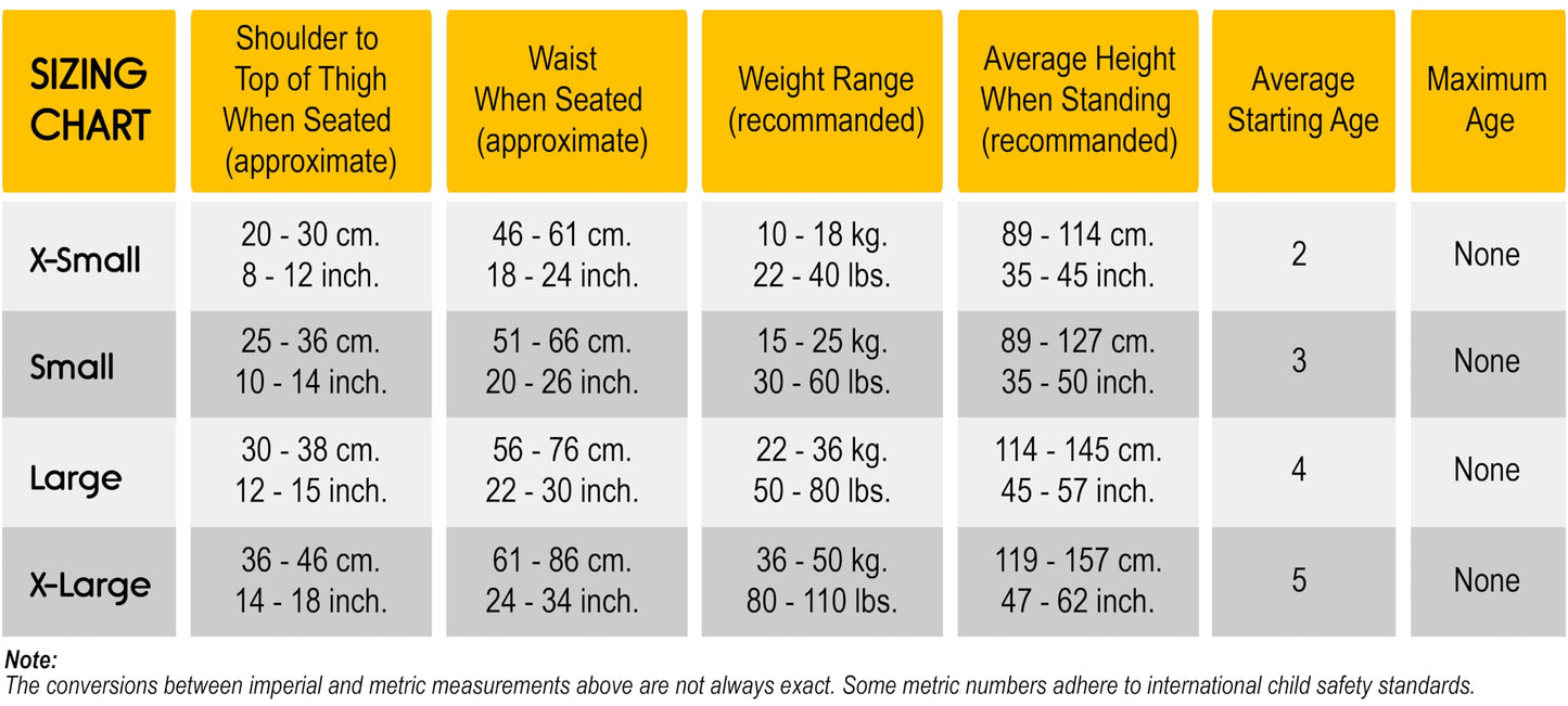 Ridesafer - Large Black, Lightweight, Compact, Portable Car Seat - Perfect For Travel And Everyday Child Safety