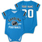 OAOANS Carolina Baby Clothes Custom Name Number Personalized Football Baby Jersey Clothing Newborn Toddler Apparel 0-24 Months G