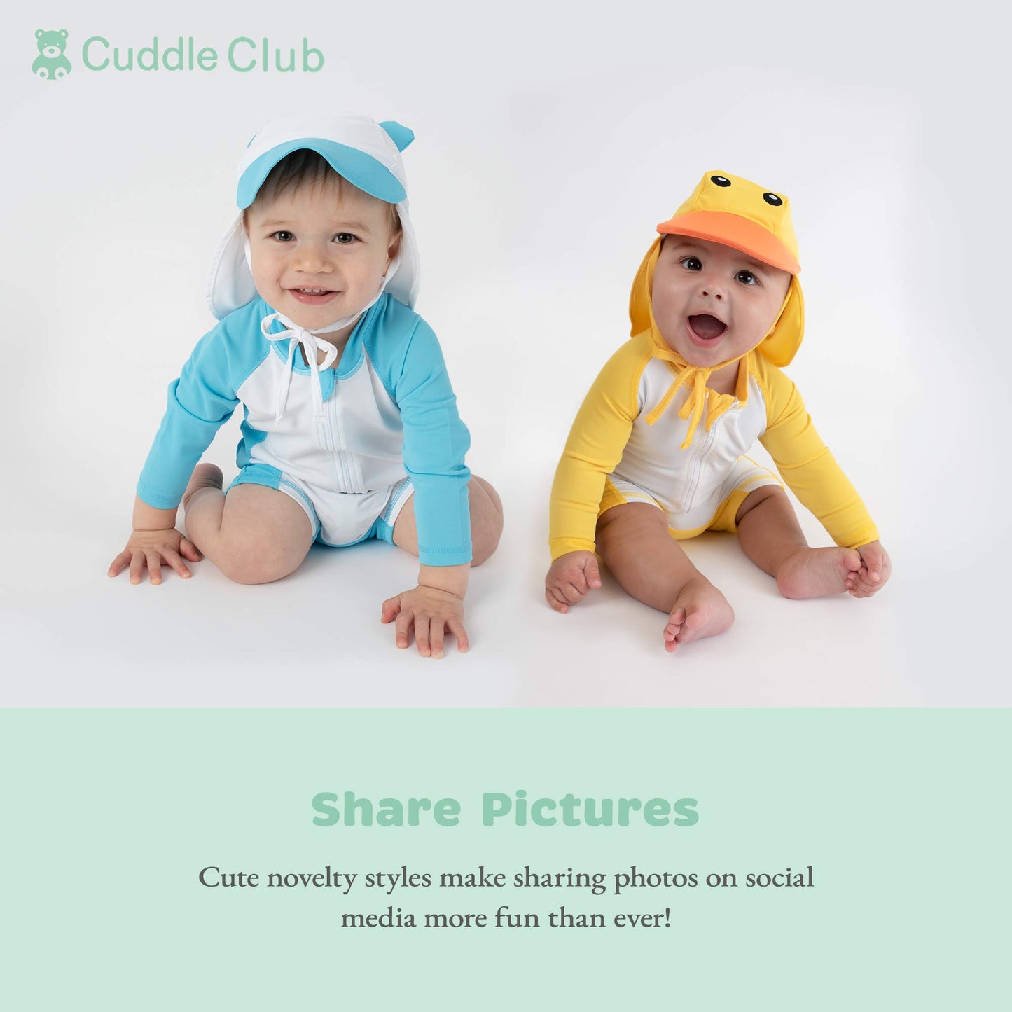 Cuddle Club Baby And Toddler One-Piece Swimsuit