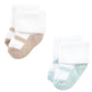 Hudson Baby Unisex Baby Cotton Rich Newborn And Terry Socks, Soft Earth Tone Shoes, 0-6 Months