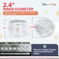 Child Proof Stove Knob Covers (Pack Of 5) & Oven Lock - Double Key Design Standard Size 2.1'High X2.4'Wide Stove Knob Covers F