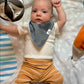Diapersquad'S 5-Pack Baby Bibs For Drooling And Teething, Bibs For Boys, Baby Girl - Solid Cotton Baby Drool Bibs (Basics)