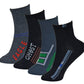 Me Stores Mens & Boys Cotton Ankle Length Cotton Sports Socks (Multicolour, Free Size) (Mid, 4)
