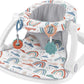 Fisher-Price Portable Baby Chair Sit-Me-Up Floor Seat with Developmental Toys & Machine Washable Seat Pad, Rainbow Showers