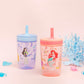 Zak Designs Disney Princess Kelso Toddler Cups For Travel or Home, 15oz 2-Pack Plastic Sippy Cups, Leak-Proof For Kids (Ariel, A