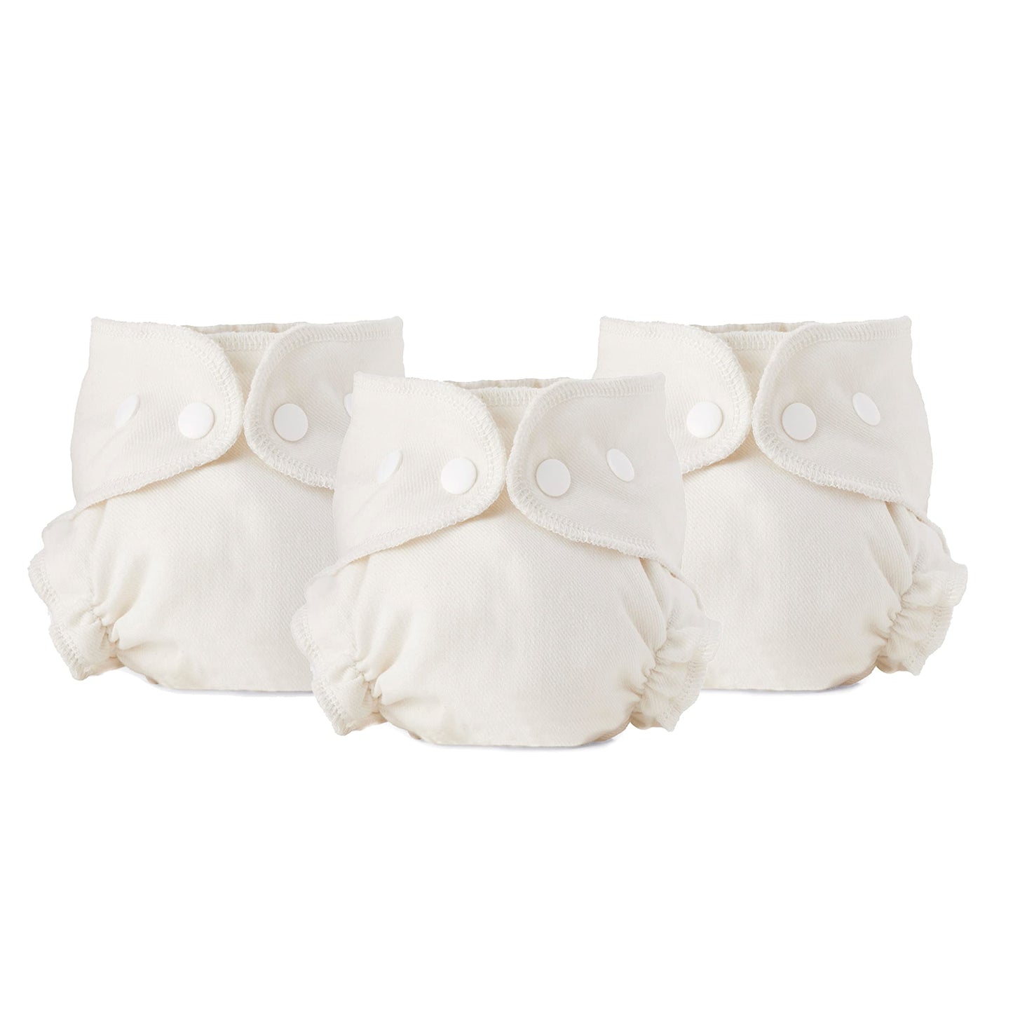 Esembly Cloth Diaper Inner - Organic Cotton Fitted Diaper- Soft, Ultra-Absorbant, Trim-Fitting Layer to Pair with Waterproof Out