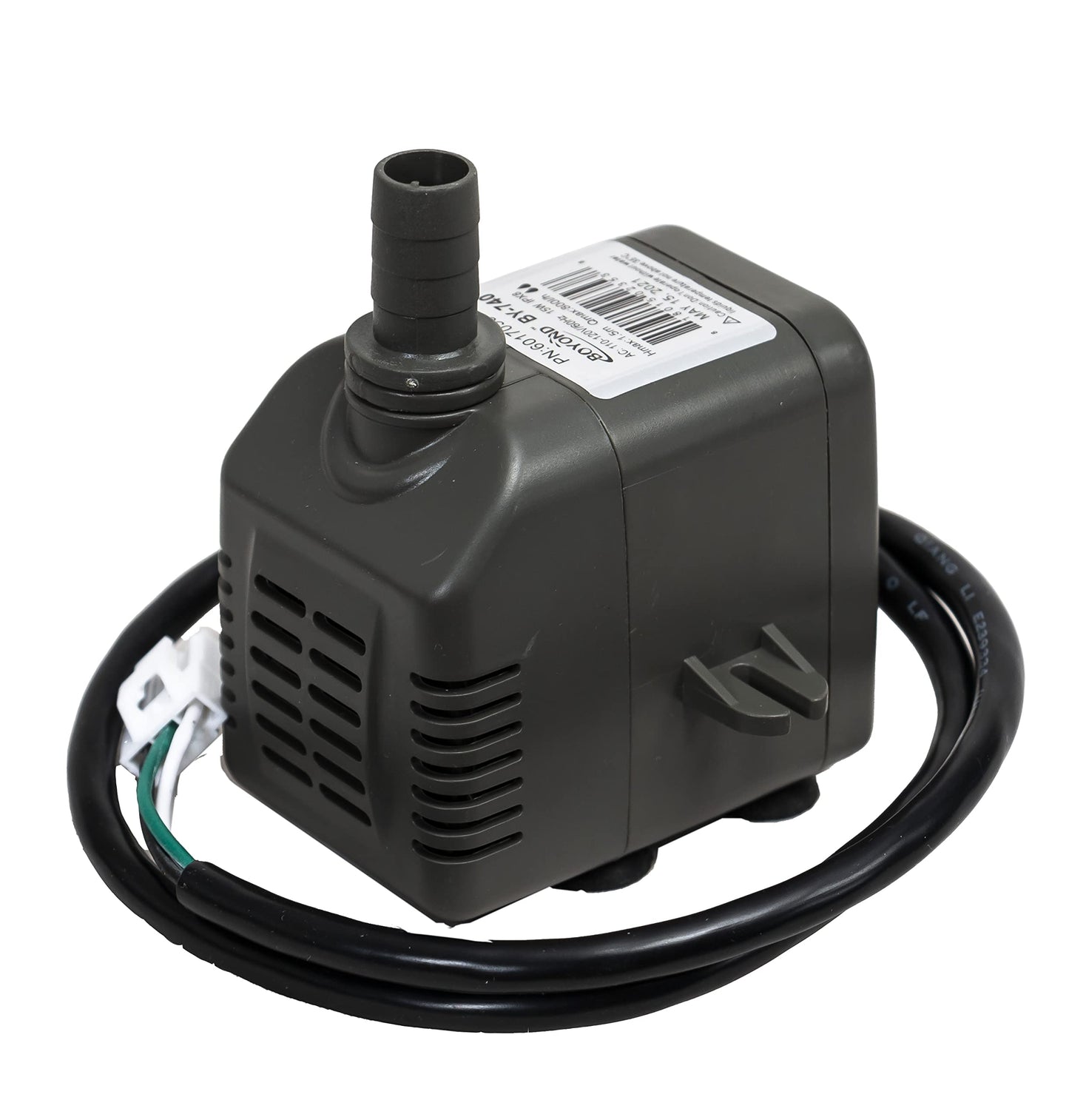 Hessaire water pump for models: MC26A,MC37A Black