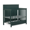 Dream On Me Harbor Full Panel 4-in-1 Convertible Mini Crib in Olive, Water-Based Paint Finish, JPMA Certified, 3-Position Mattre