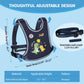 2025 New Safety Harness With Light Reflector For Active Child (3-6 Yrs), Walking Harness With Grab Handle And Removable Autism A