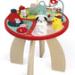 Janod Baby Forest Wooden Activity Table - 4 Play Areas - 23.2 Tall - Ages 1+ - J08018