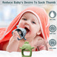 3 Pack Baby Teether Teething Toys for Babies 0-6 Months Baby Teething Toy Silicone Anti Dropping Infant Hand Teether Pacifiers W