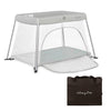 Dream On Me Travel Light Playard With Mesh Zipper Door In Grey