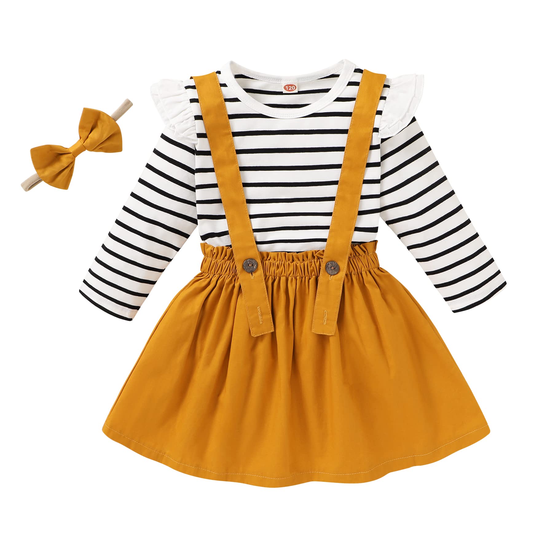 Younger Star Toddler Baby Girl Fall Outfits Long Sleeve T-Shirt Top Su – Cutebab WBBAPB08165PVWH