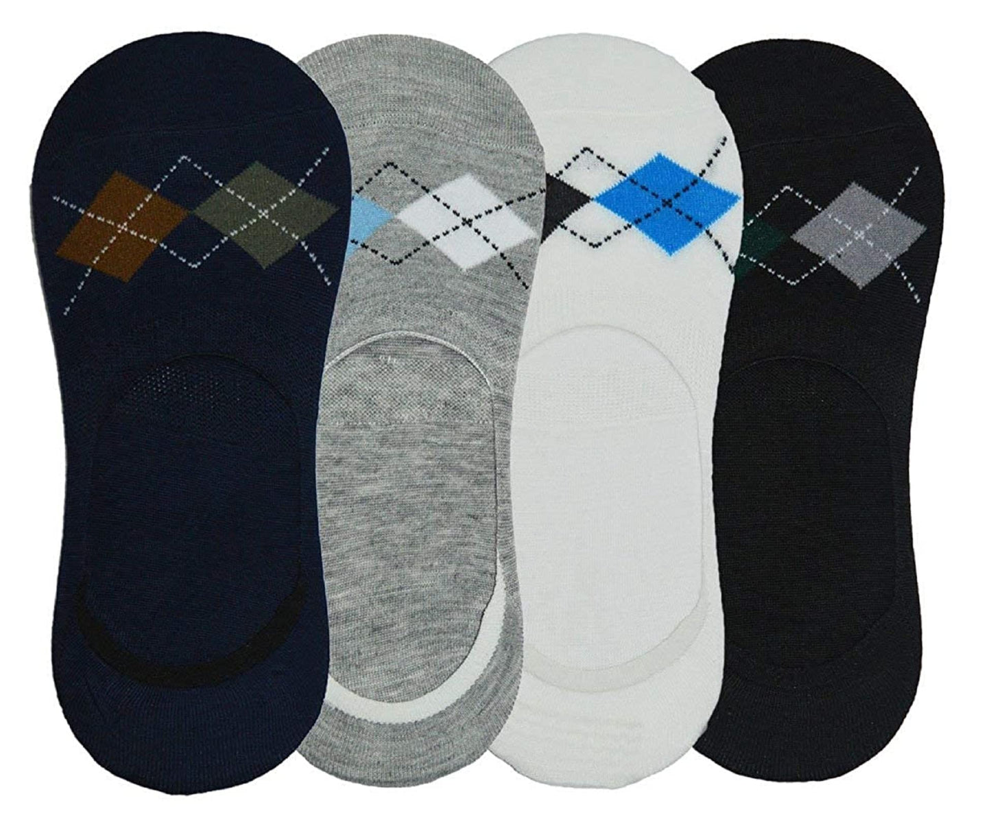 Penyan Cotton Casual No Show Socks (Pack Of 4)