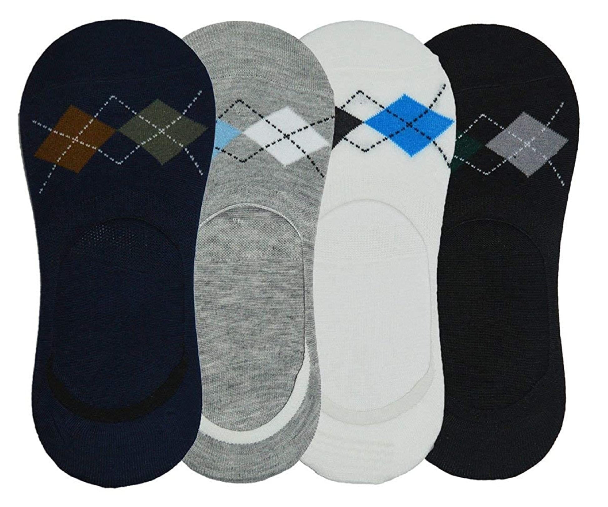Penyan Cotton Casual No Show Socks (Pack Of 4)