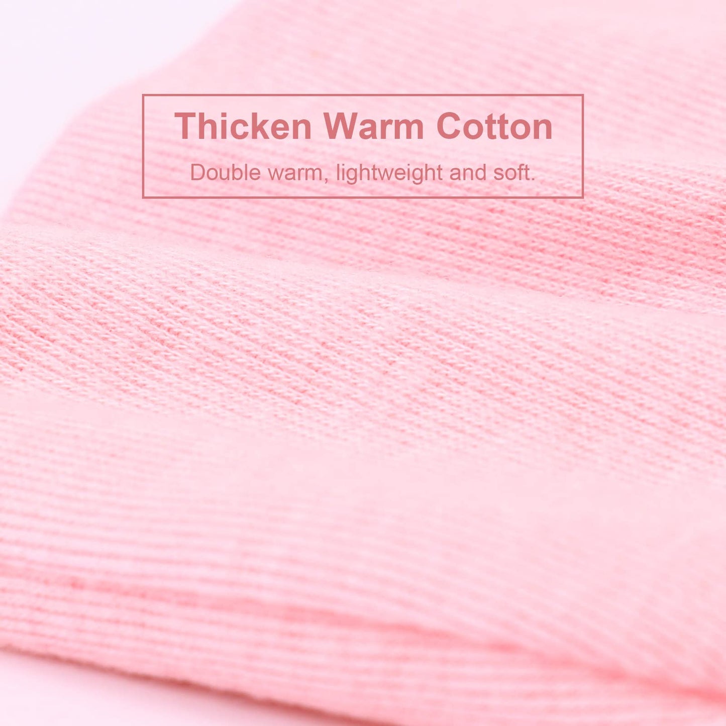 Bqubo Newborn Baby Hats Mittens Set Hospital Hat Beanie Infant Bow Hats Baby Cotton Gloves No Scratch Mittens For 0-6 Months