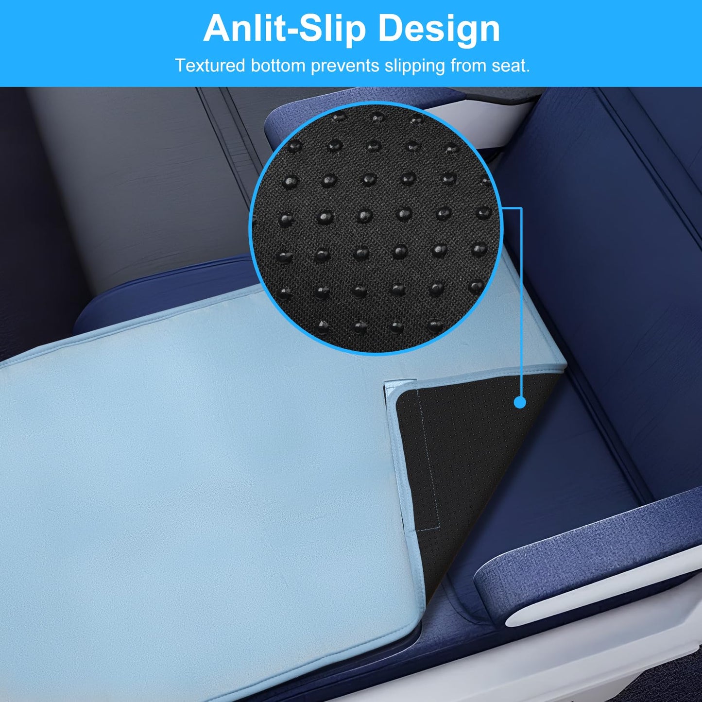 Toddler Airplane Bed, Kids Airplane Seat Extender Travel Bed, Kids Airplane Travel Essentials, Airplane Must Have For Toddlers,
