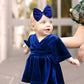 Yanjie Velvet Baby Girl Bows Nylon Headbands Soft Newborn Bows Handmade Baby Headbands Hairbands Hair Accessories For Infants To
