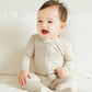Vaenait Baby Toddler Boys Girls Solid Footie Pajama Cozy Modal Ivory 6-9M
