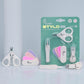 R For Rabbit Stylo Mini New Born Baby 4 In1 Nail Grooming Kit For Baby Manicure Set With Kids Nail Cutter,Tweezer, Filer And Sci