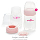 Spectra - Wide Neck Baby Bottles - Compatible With Spectra Breast Milk Pump Flanges (Pack Of 2)