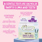 Jack N' Jill Natural Baby Gum & Tooth Wipes - Natural & Safe, Contains Only Water & Xylitol, Soft Cotton, Free From Fluoride & S