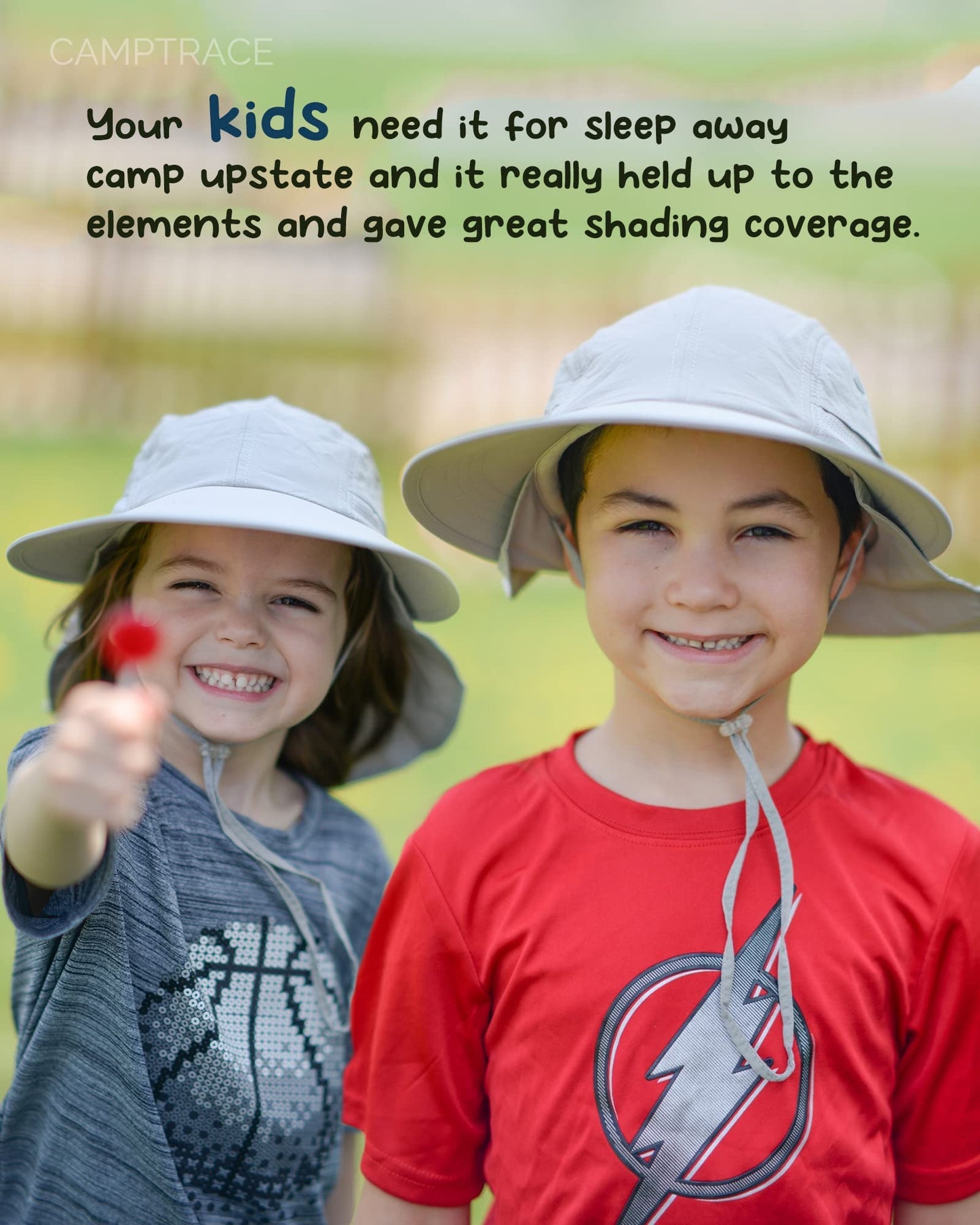 Toddler Kids Sun Hats With Neck Flap Upf 50+ Uv Protection Wide Rigid Brim Boys Girls Beach Swim Sunhat