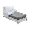 Delta Children 4 Piece Toddler Bedding Set for Boys  Reversible 2in1 Comforter  includes Fitted Comforter to Keep Little One