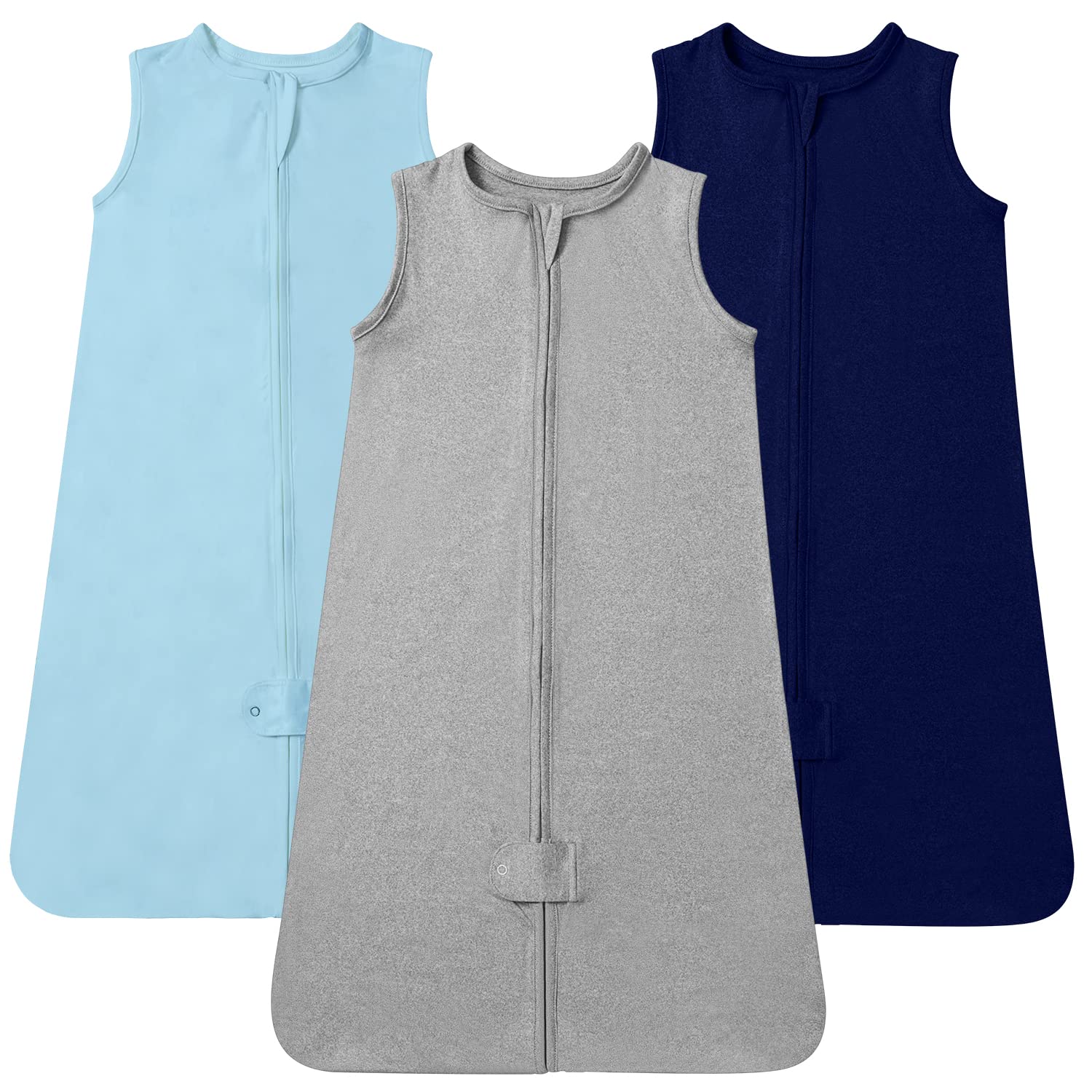 TotAha Sleep Sack infant 3-6 months 3 Pack, Breathable Sleep Bag for Baby Girl Boy, Wearable Blanket with 2-way Safe Zipper