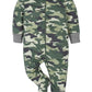 Gerber Baby Boys' 4 Pack Sleep 'N Play Footie, Tiger Grey, 0-3 Months