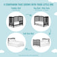 Dream On Me Chelsea 5-In-1 Convertible Crib In Black, Jpma Certified