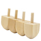 Hanukkah Wood Dreidels, Design Your Own Game, Diy 1.5' Inch Unfinished Natural Wooden Chanukkah Dreidels (30-Pack)