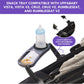 Snack Tray Fits For Uppababy Vista V2, Vista, Cruz, Cruz V2, Rumbleseat, Rumbleseat V2, Snack Tray With Cup Holder, Dishwasher S