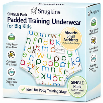 Snugkins Snug Potty Training PullUp Pants For Babies/Toddlers/Kids | 100% Pure Cotton | Washable & Reusable | (Size 4, Fits 4 Y