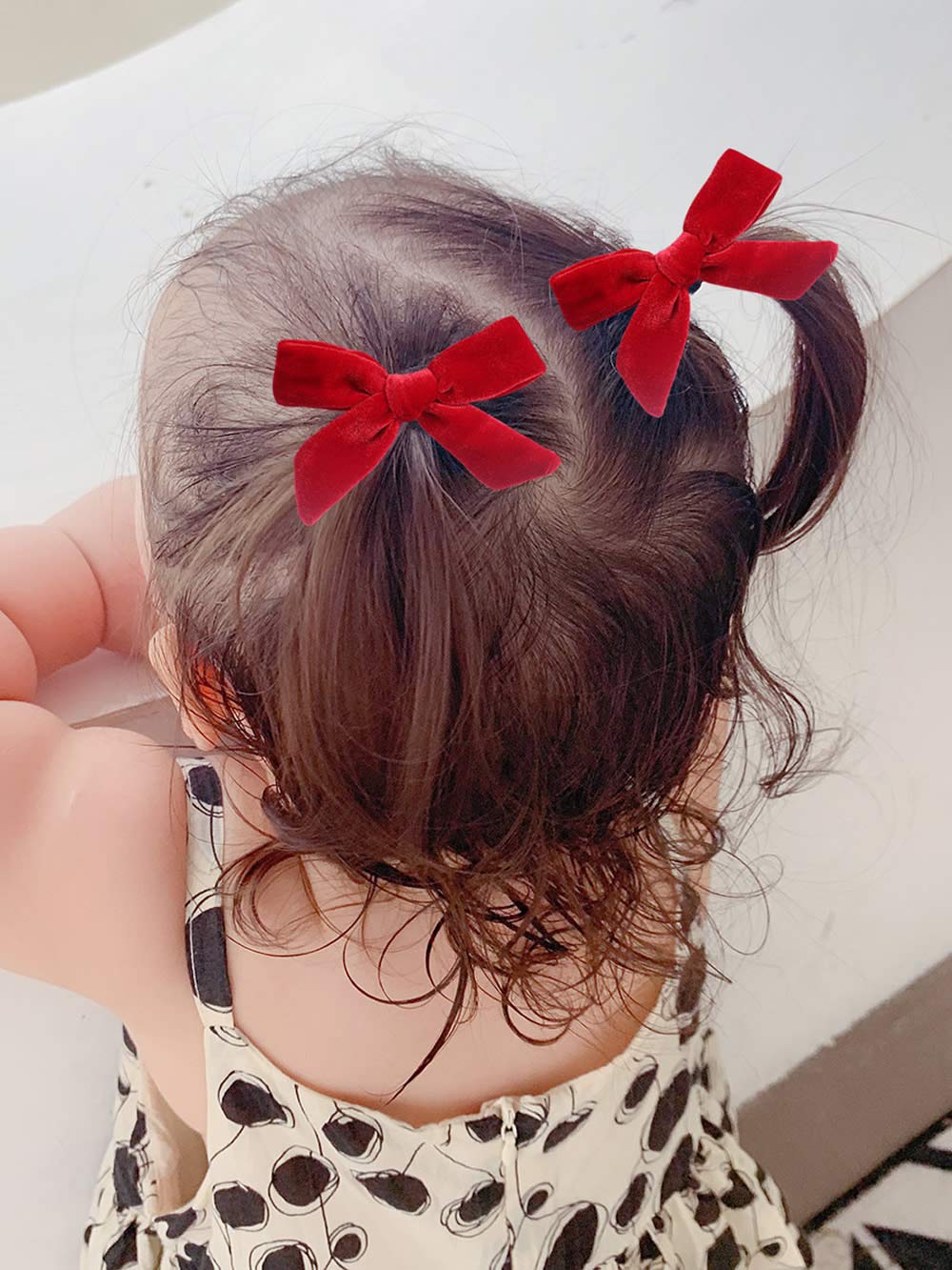 Insowni 15 Pack Velvet Bow Alligator Hair Clips Barrettes Accessories For Baby Girls Toddlers Teens Kids One Size