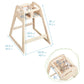 Ecr4Kids Asatt High Chair, Toddler Chair, Antique White