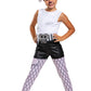 Trolls World Tour Barb Costume, Trolls World Tour Children'S Classic Dress Up Outfit For Girls, Kids Size Medium (7-8)
