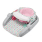 Summer Infant Learn-To-Sit Stages 3-Position Floor Seat, Sweet-And-Sour Pink - Sit Baby Up To See The World - Activity Seat Is A