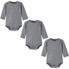 Enfants Ch?Is Gray Bodysuit Baby 9 Months