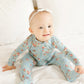 Vaenait Baby Toddler Boys Girls Solid Footie Pajama Cozy Modal Flowermint 24M